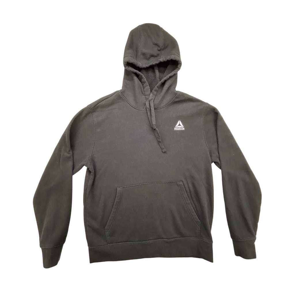 Reebok Hoodie Mens Medium Pullover Fleece Kangaroo Pocket Athletic Sweatshirt